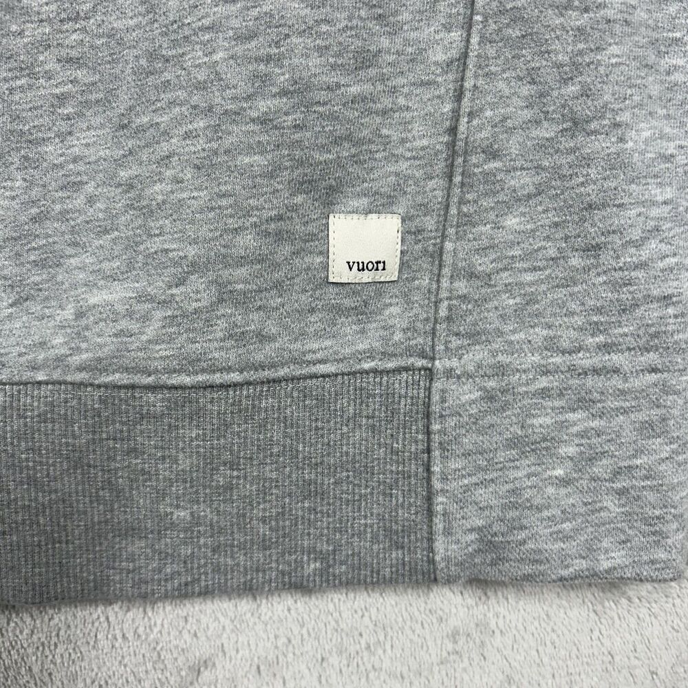 Vuori Sedona Vest Sleeveless Relaxed Sweater V Neck Sz S Gray - Picture 3 of 5